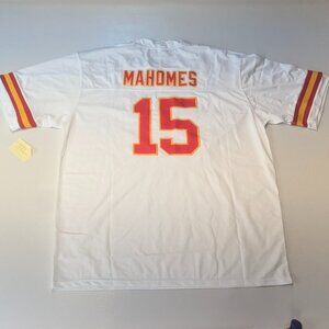 NWOT Chiefs Football Jersey Mahomes #15 XXXL White